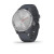 vívomove 3S, Silver stainless steel bezel with granite blue case and silicone band